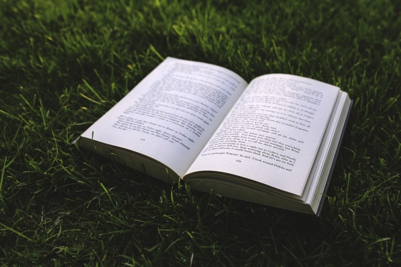 book-on-the-grass