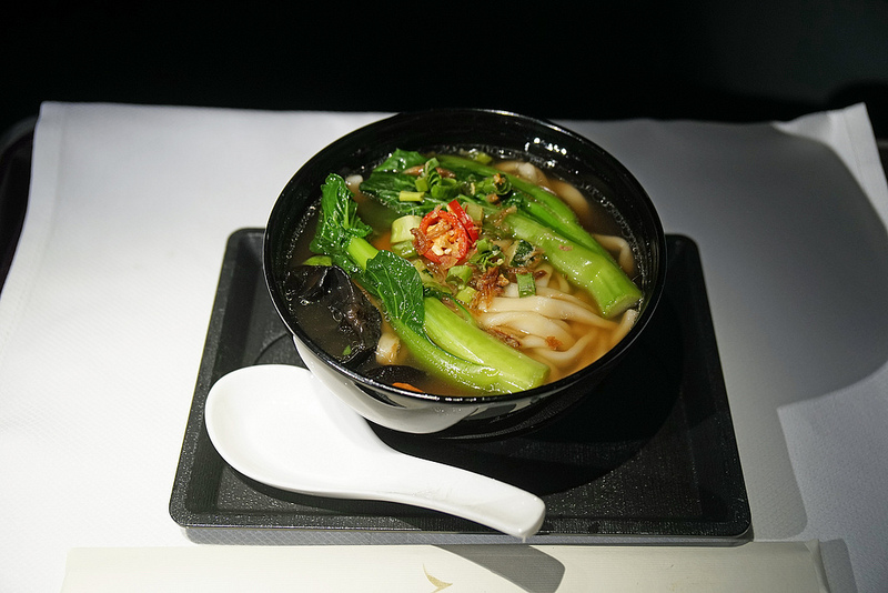 comida vegetariana no avião